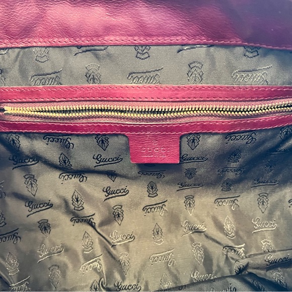 Gucci purple snakeskin large - Picture 6 of 14